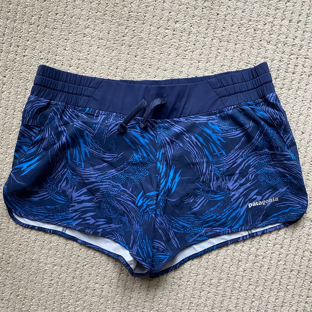Patagonia shorts with lining, size small